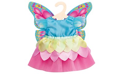 Kleid Schmetterling Gr. 28- 35 cm, Feenkleid, Tüllrock, Flügel, ab 3 Jahren