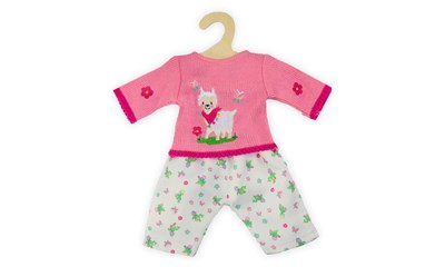 Pullover mit Hose Alpaka Oskar, Puppen Gr. 35-45 cm, ab 3+
