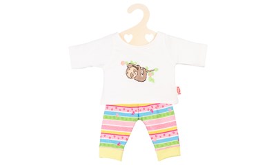 Pyjama Faultier Flauschi gr. für Puppen Gr. 35-45 cm, ab 3+