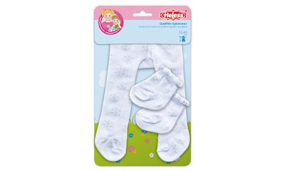 Strumpfhose Kristalle Gr.35- 45 cm, Eiskristalle, mit Söckchen, ab 3 Jahren