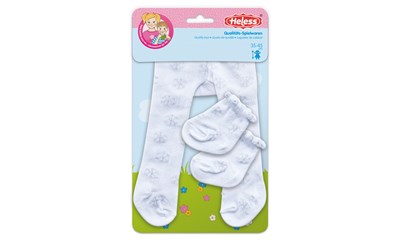 Strumpfhose Kristalle Gr.28- 35 cm, Eiskristalle, mit Söckchen, ab 3 Jahren