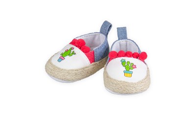 Espadrilles für Puppen Gr. 38-45 cm, ab 3+