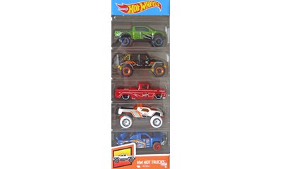 HW Hot Trucks, 5 Fahrzeuge, 1:64