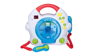 CD-Player mit 2 Mikrofonen