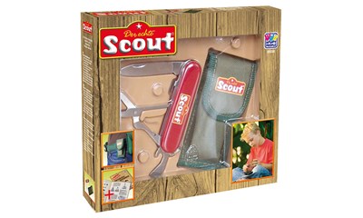 Scout Kindertaschenmesser Nylonetui mit Gürtelschlaufe