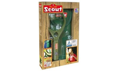 Scout Lupe mit Kompass Kompass im Griff, Tasche mit Gürtelschlaufe