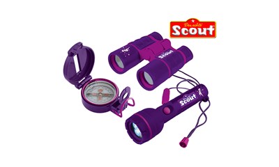 Scout Entdecker-Set 3tlg. Version Fee Taschenlampe, Fernglas und Kompass
