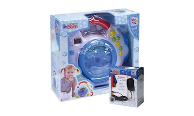 CD Player Set mit Netzteil 2 Mikrofone, LED-Anzeige, Netzteil inkl., ab 3 Jahren