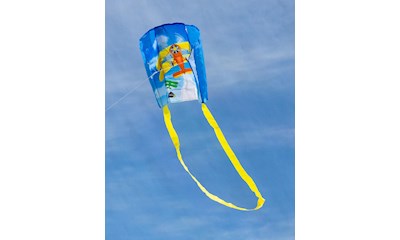 Drachen Pocket Sled Biplane 43x33 cm, ab 5 Jahren, inkl. Griff mit 20 m Schnur