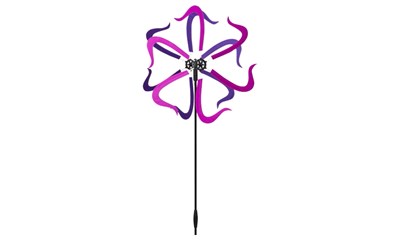Windrad Design Purple Swing ø 37 cm, Länge 118 cm, wetterfest u. lichtbeständig