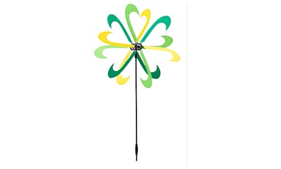 Windrad Design Crazy Hearts ø 44 cm, Länge 122 cm, wetterfest u. lichtbeständig