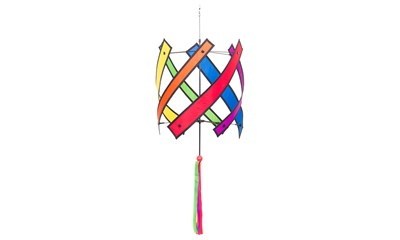 Windspiel Hoffmanns Rotor ø 33 cm, Länge 77 cm, wetterfest u. lichtbeständig