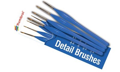 Brush Pack - Detail Ergonomic Handle 00, 0, 1, 2