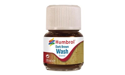 28ml Enamel Wash Dark Brown