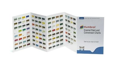 Enamel Colour Chart with hi-spec printing