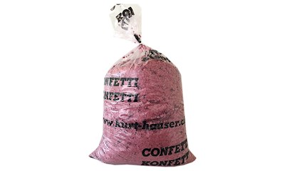 Konfetti 10 kg, rot