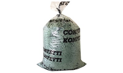 Konfetti 10 kg, grün