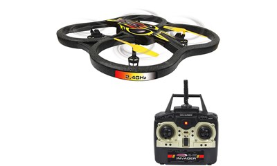 Invader Quadrocopter 61 cm mit Licht inkl. 7.4 Volt Li-Ion, exkl. 6x AA Batterie