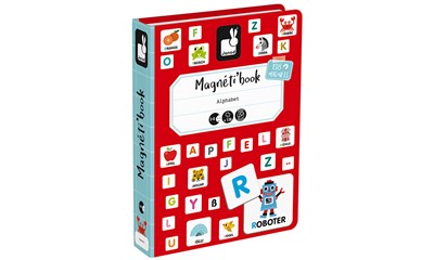 Magnetbuch Lerne die Uhr 112 Buchstaben und 2 Magnete Version Deutsch