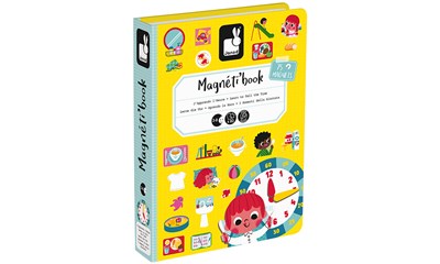 Magnetbuch Lerne die Uhr 75 Magnete und 8 Karten
