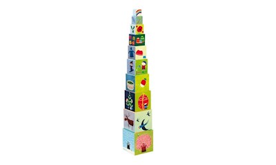 Pyramide viereckig - 4 Jahreszeiten