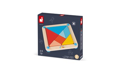 Tangram mit 25 Karten, 7 Teilen und 2 Schwierigkeitsstufen