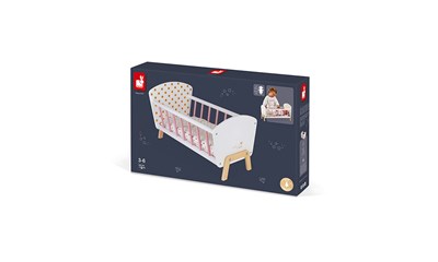 Puppen-Bett Candy Chic mit Zubehör