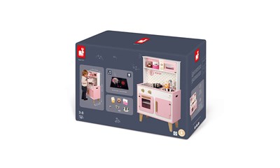 Küche Candy Chic mit 6 Accessoires und LED Induktionskochfeld