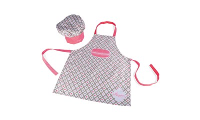 Set kleiner Chef Macaron Schürze und Hut