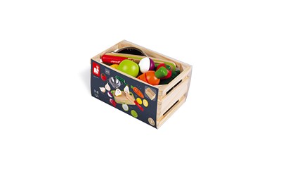 Maxi Obst- und Gemüse-Set mit Zubehör im Kasten