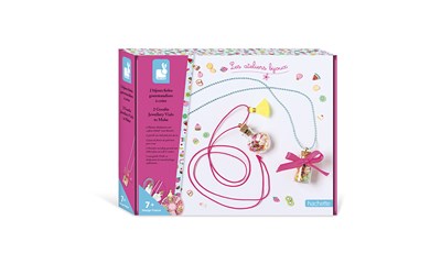 2 Schmuck Gourmetflaschen zum basteln einer Kette mit Früchte