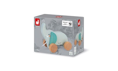 WWF Nachziehtier Elefant Holz FSC