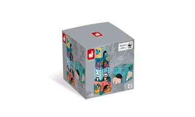WWF Stapelpyramide Tiere mit 5 Holzfiguren, FSC