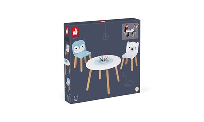 Tisch und 2 Stühle Polar