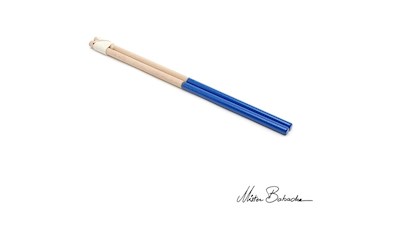 Stäbe blau, m.Schnur