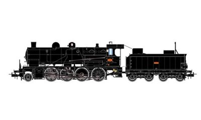 SNCF Dampflok 140 C 158 OUEST schwarz Ep. III DCS