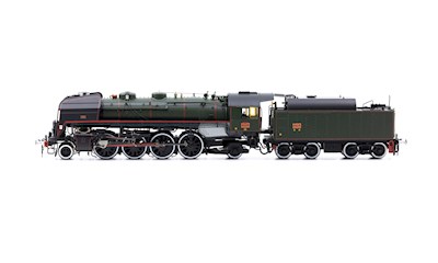 SNCF Dampflok 141R 1244 grün mit Öltender Ep. V