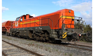 Colas Rail Diesellok Vossloh DE18  orange/gelb  Ep