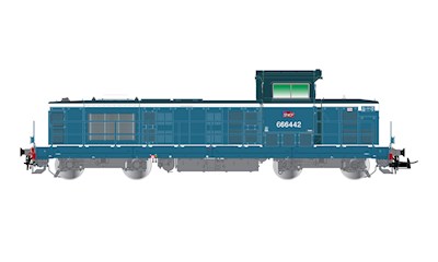 SNCF 4-achsige Diesellokomotive BB 666442 blau Ep.