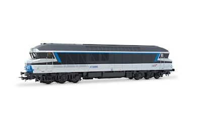 SNCF 6-achsige dieselelektrische Lokomotive CC 72006 Isabelle blau/silber/grau
