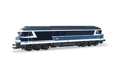 SNCF 6-achsiger dieselelektrische Lokomotive CC 72084  blau  Carmillon-Logo  Ep.