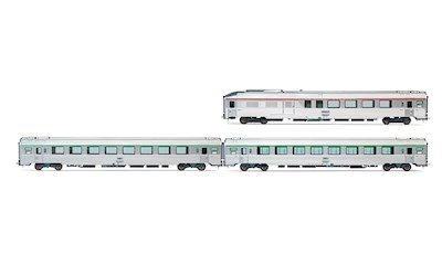 SNCF 3-teil. Set Set EC Etoile du Nord B3Dtux B8u B91/2tu Ep.V