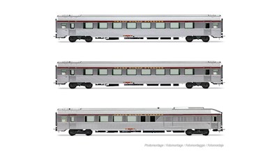SNCF 4-teiliges  Set 2 Mistral 69-Wagen TEE Jules Verne  Ep. IV