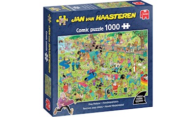 Puzzle Hunde-Hindernislauf
