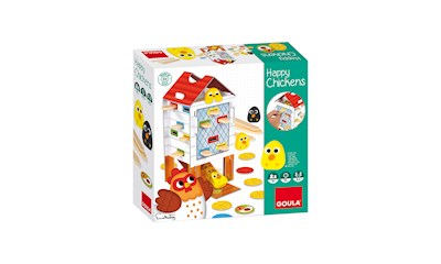 Fröhliche Küken ab 3 Jahren, 2-4 Spieler Familienspiel