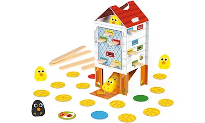 Fröhliche Küken ab 3 Jahren, 2-4 Spieler Familienspiel