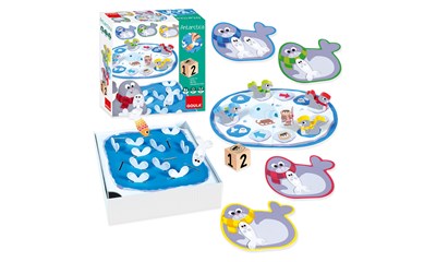 Antarktis ab 2 Jahren, 2-4 Spieler, Spiel aus Holz