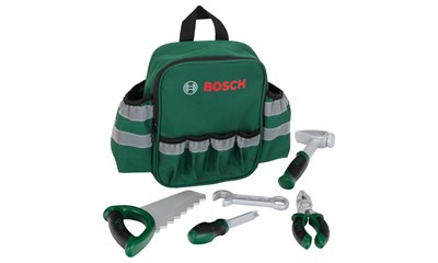 Werkzeug Rucksack Bosch 28x25x8.5 cm, bestückt mit 5 Werkzeugen, ab 3+