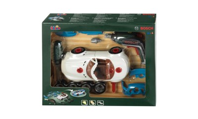 Bosch Car Tuning Set zerlegbares Auto, Akku- schrauber