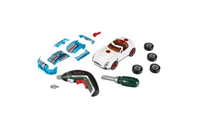 Bosch Car Tuning Set zerlegbares Auto, Akku- schrauber